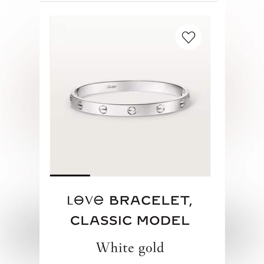 Cartier Love Bracelet Size 19